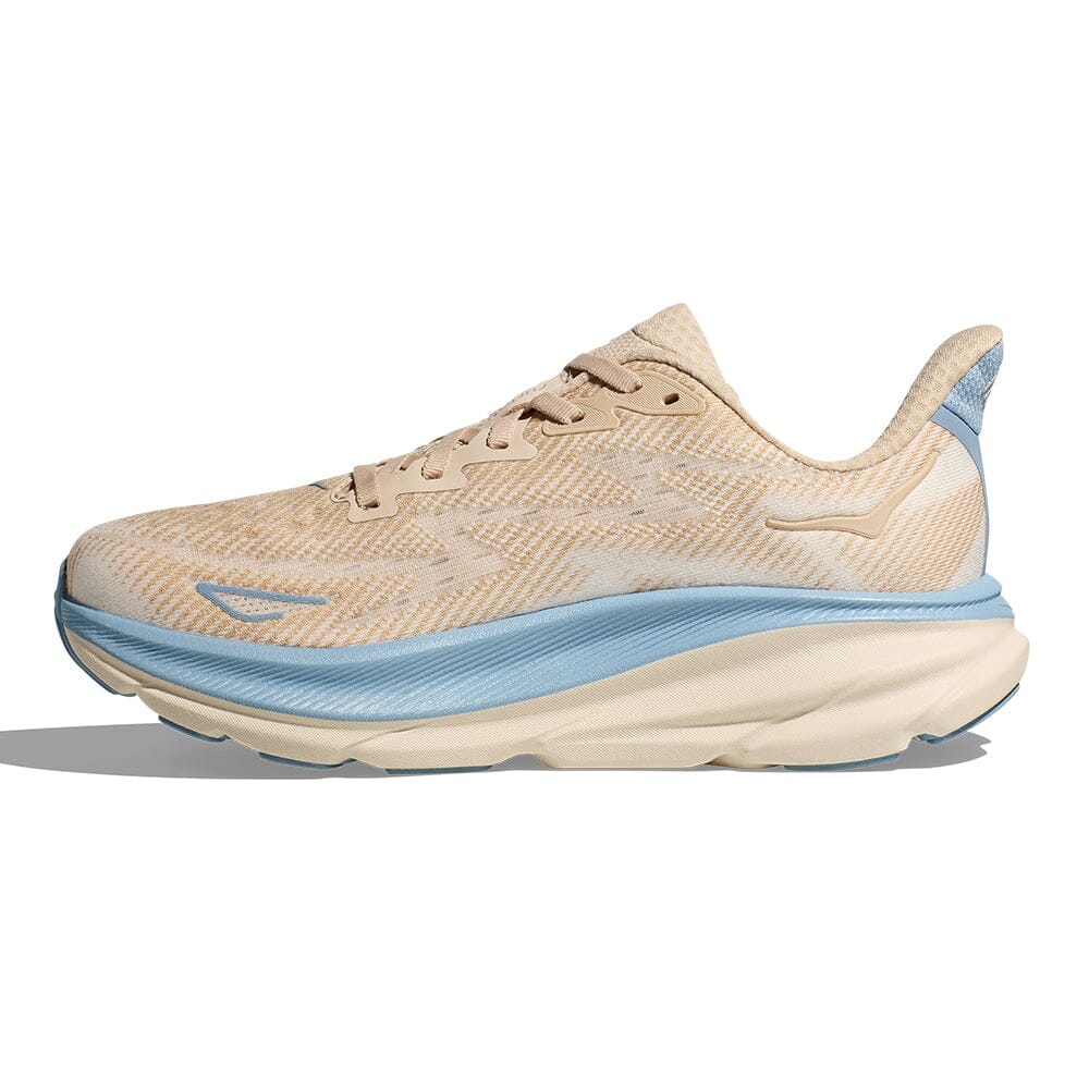 Hoka Men's Clifton 9 - BlackToe Running#colour_oak-alabaster