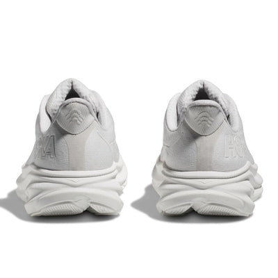 Hoka Men's Clifton 9 Men's Shoes - BlackToe Running#colour_white-white