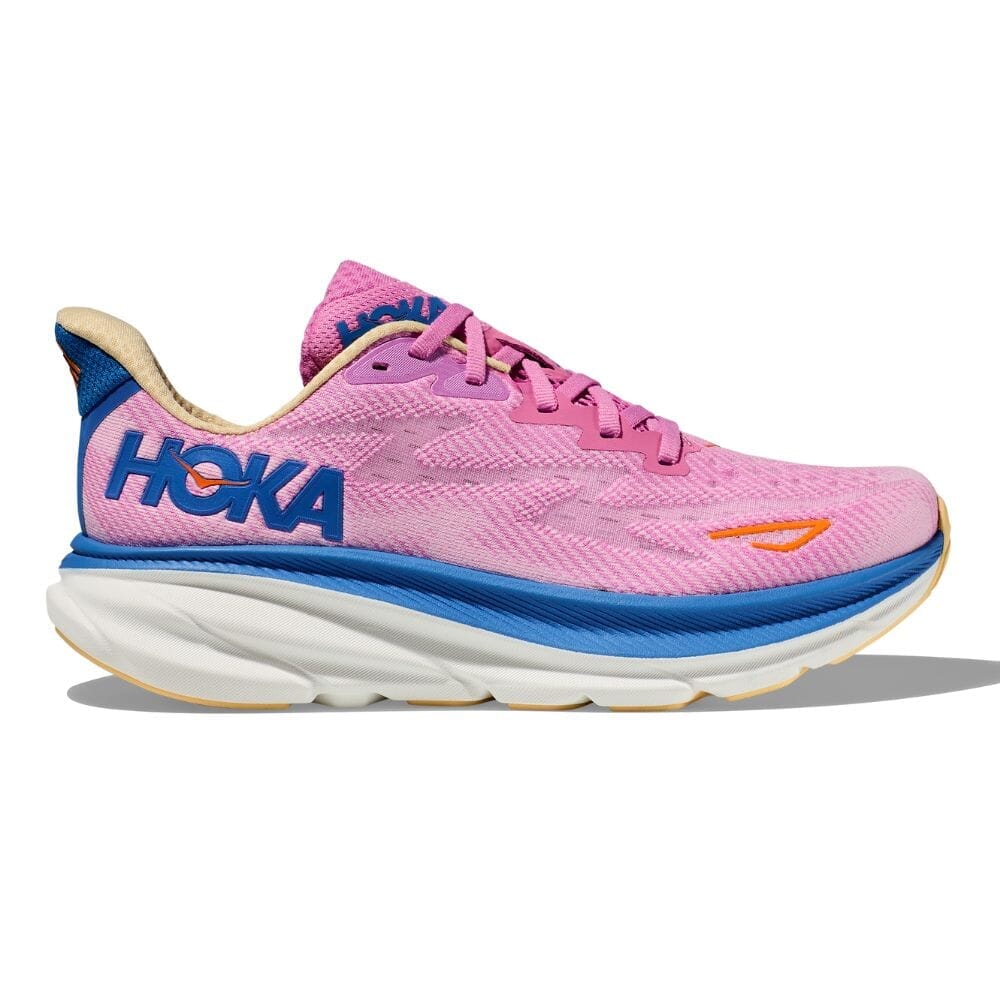 Hoka Women's Clifton 9 Women's Shoes - BlackToe Running#colour_cyclamen-sweet-lilac