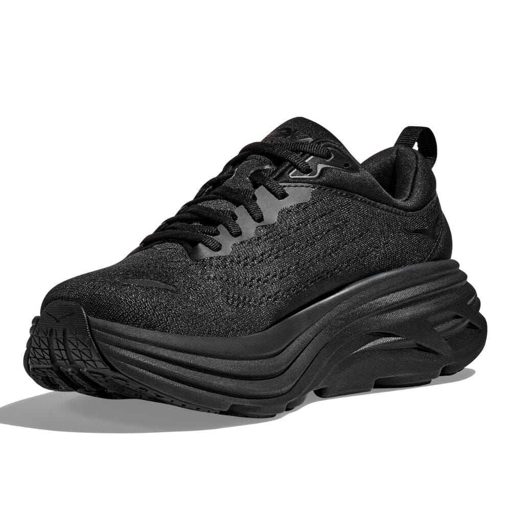Hoka Women's Bondi 8 Women's Shoes - BlackToe Running#colour_black-black