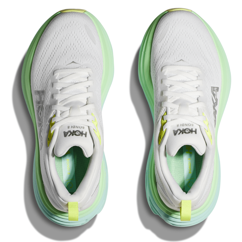 Hoka One One Women's Bondi 8 - BlackToe Running#colour_blanc-de-blanc-sunlit-ocean