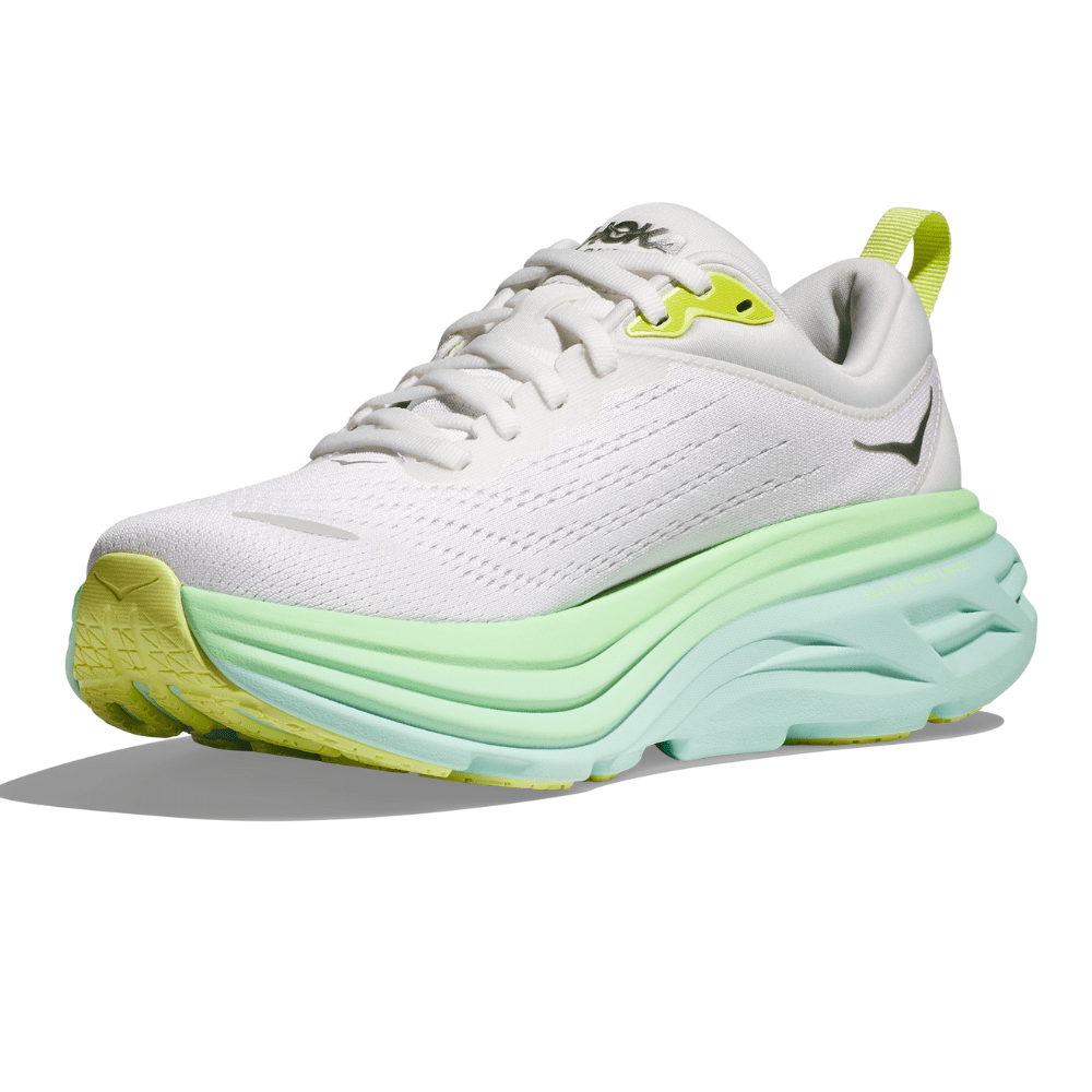 Hoka One One Women's Bondi 8 - BlackToe Running#colour_blanc-de-blanc-sunlit-ocean