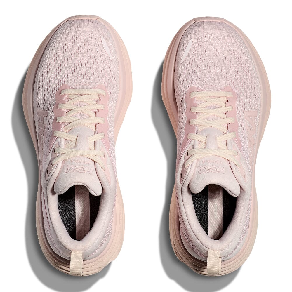 Hoka Women's Bondi 8 - BlackToe Running#colour_cosmic-pearl