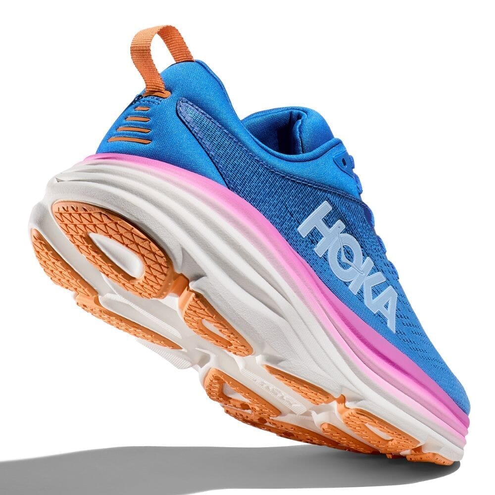 Hoka One One Women's Bondi 8 - BlackToe Running#colour_coastal-sky-all-aboard