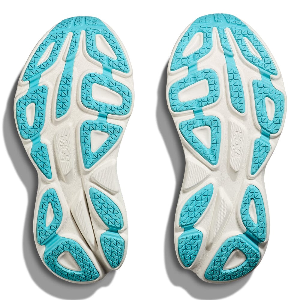 Hoka Women's Bondi 8 - BlackToe Running#colour_frost-rose-gold