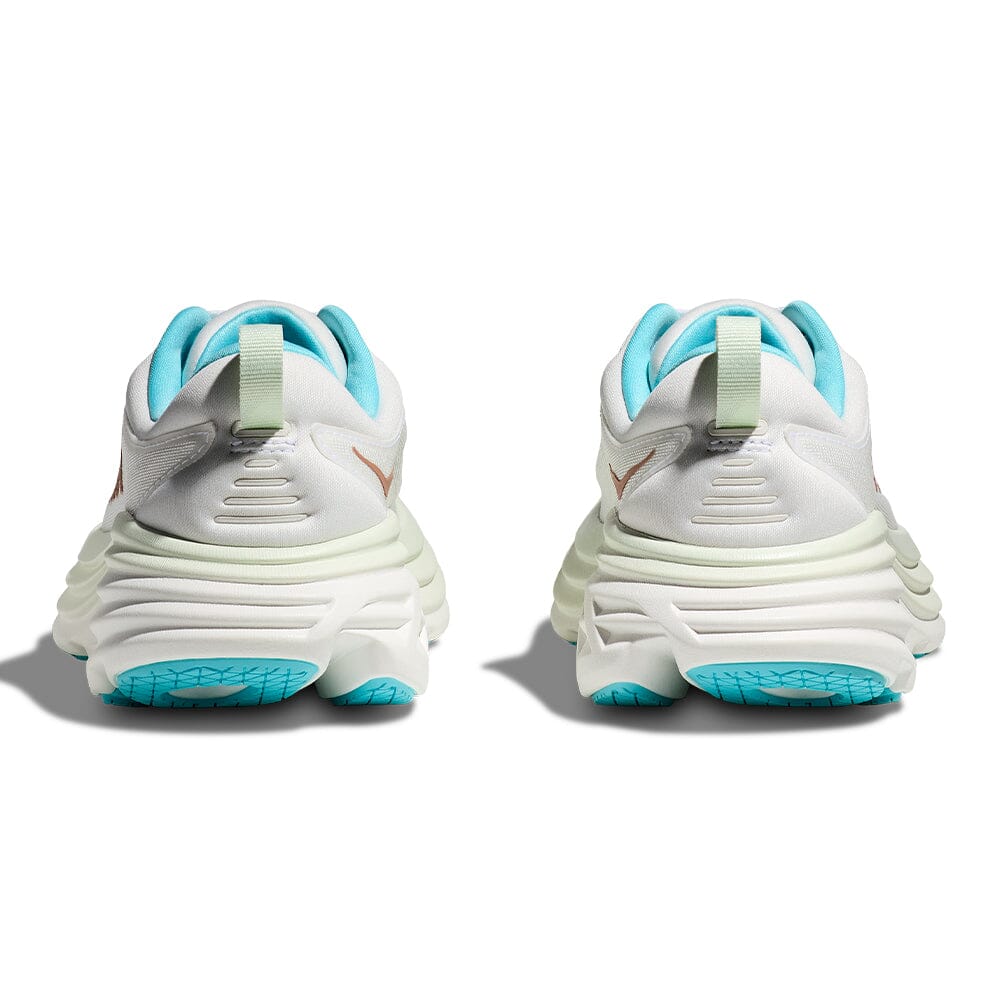 Hoka Women's Bondi 8 - BlackToe Running#colour_frost-rose-gold