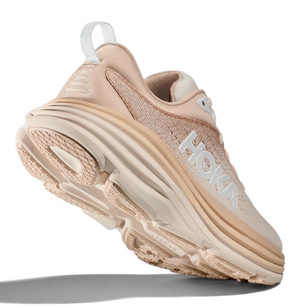 Hoka Women's Bondi 8 Women's Shoes - BlackToe Running#colour_shifting-sand-eggnog