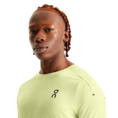 On Running Men's Performance Long-T Men's Tops - BlackToe Running#colour_hay