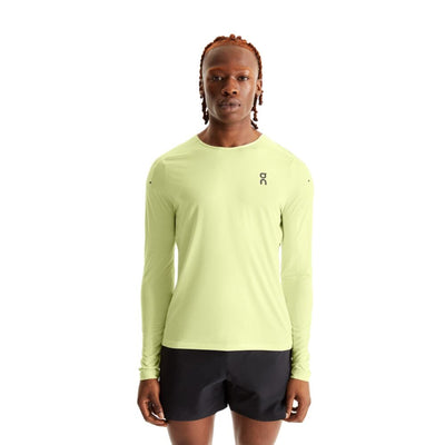 On Running Men's Performance Long-T Men's Tops - BlackToe Running#colour_hay