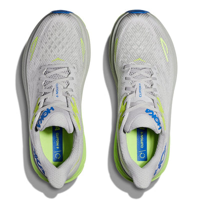 Hoka Men's Clifton 9 - Wide - BlackToe Running#colour_stardust-electric-cobalt