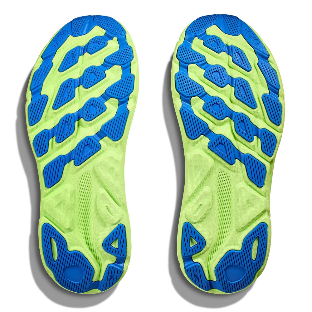 Hoka Men's Clifton 9 - Wide - BlackToe Running#colour_stardust-electric-cobalt