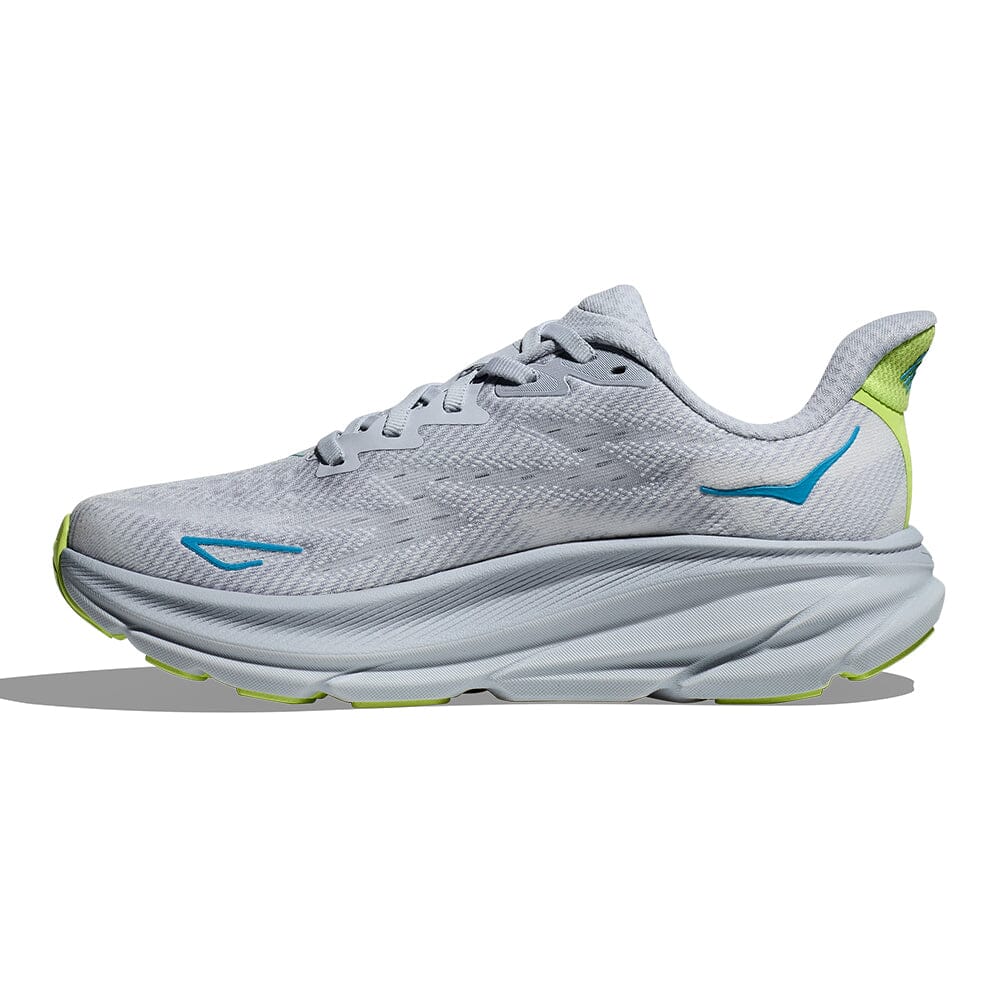 Hoka Women's Clifton 9 Women's Shoes - BlackToe Running#colour_gull-sea-ice