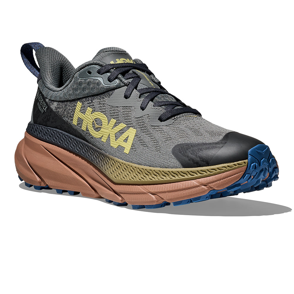 Hoka Men's Challenger ATR 7 GTX Men's Shoes - BlackToe Running#colour_asteroid-maple