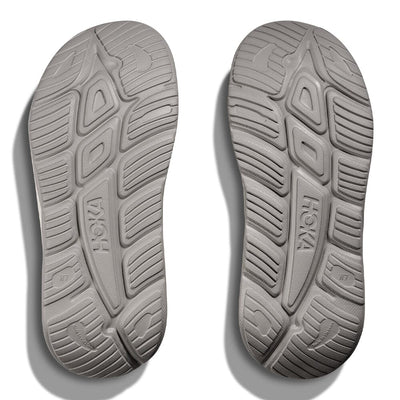 Hoka Ora Recovery Slide 3 - Alabaster & Stardust - BlackToe Running#colour_alabaster-stardust