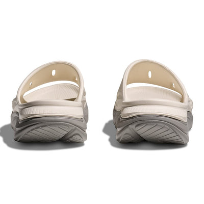 Hoka Ora Recovery Slide 3 - Alabaster & Stardust - BlackToe Running#colour_alabaster-stardust