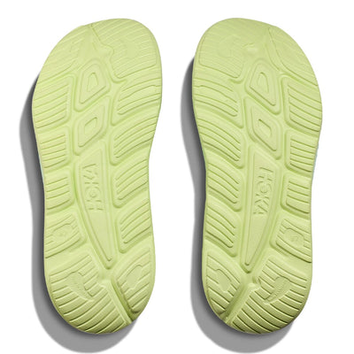 Hoka Ora Recovery Slide 3 - Aqua Breeze & Celery Juice - BlackToe Running#colour_aqua-breeze-celery-juice