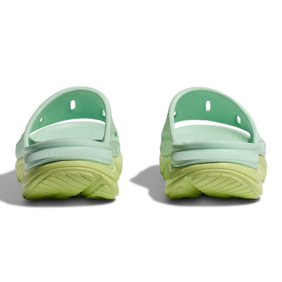 Hoka Ora Recovery Slide 3 - Aqua Breeze & Celery Juice - BlackToe Running#colour_aqua-breeze-celery-juice