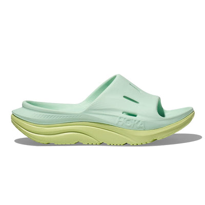 Hoka Ora Recovery Slide 3 - Aqua Breeze & Celery Juice - BlackToe Running#colour_aqua-breeze-celery-juice