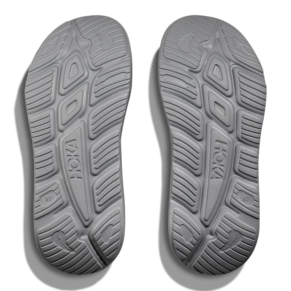 Hoka Ora Recovery Slide 3 - Black & Stellar Grey - BlackToe Running#colour_black-stellar-grey