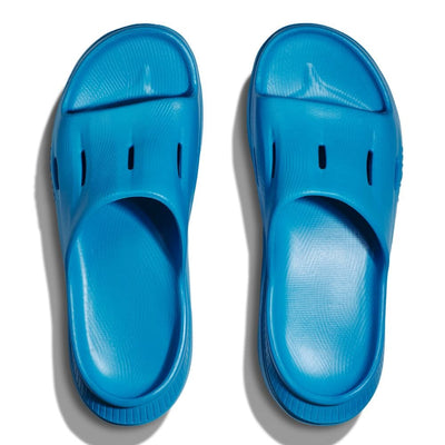 Hoka Ora Recovery Slide 3 - Diva Blue Slides - BlackToe Running#colour_diva-blue