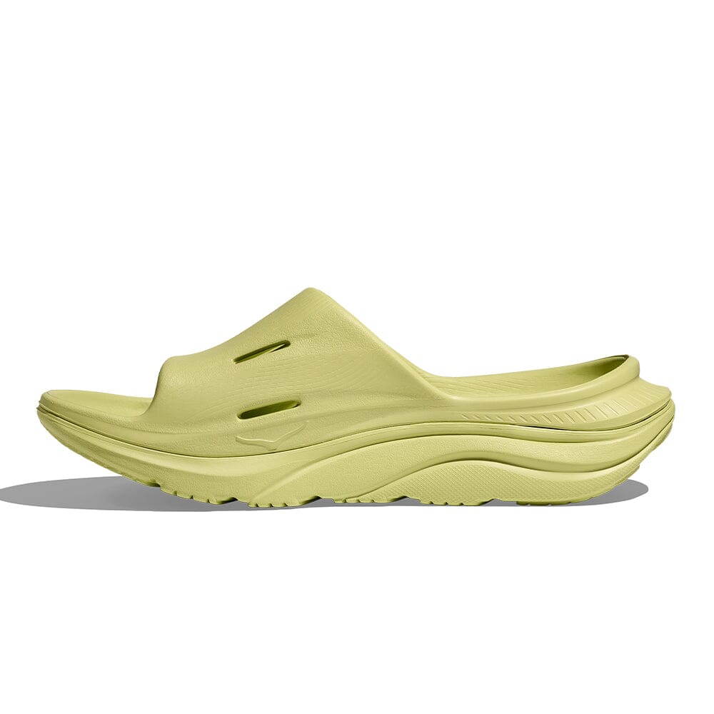 Hoka Ora Recovery Slide 3 - Honeydew - BlackToe Running#colour_honeydew