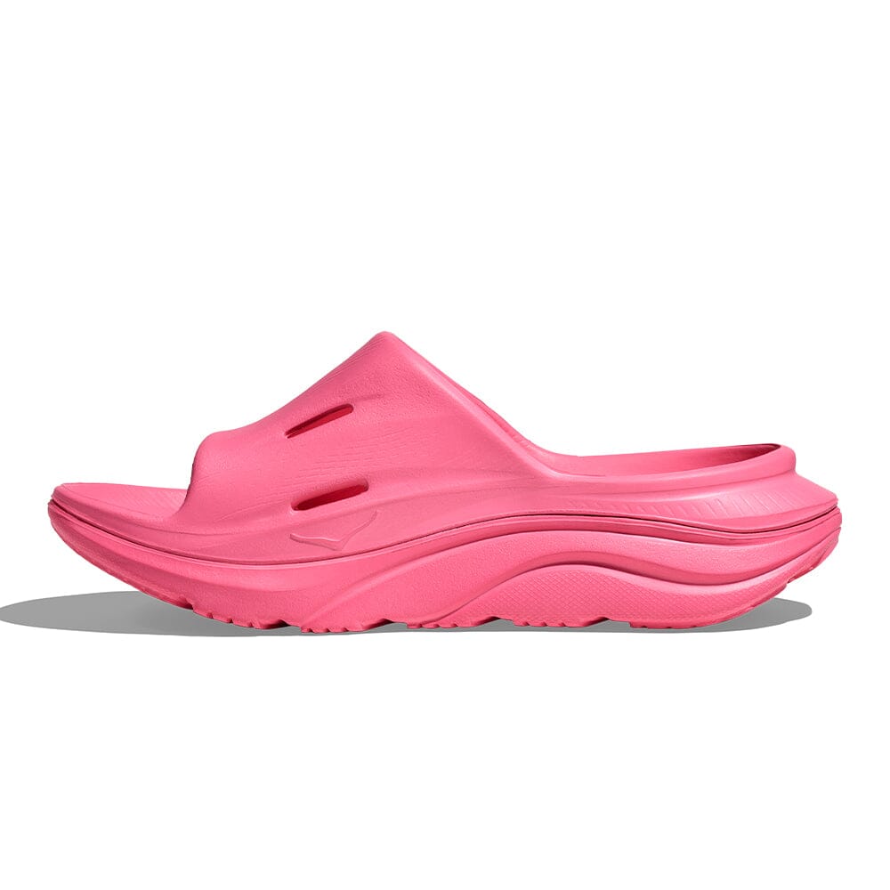 Hoka Ora Recovery Slide 3 - Neon Rode - BlackToe Running