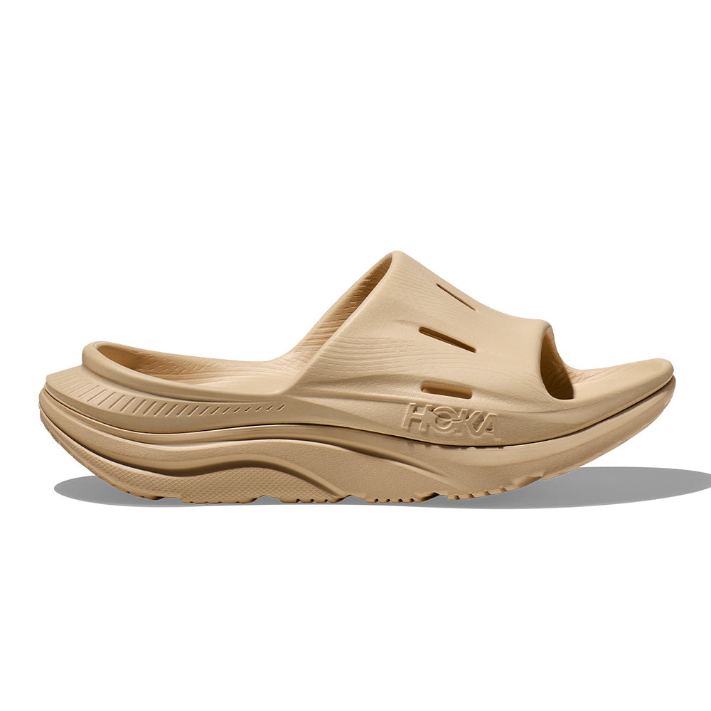 Hoka Ora Recovery Slide 3 - Shifting Sand - BlackToe Running