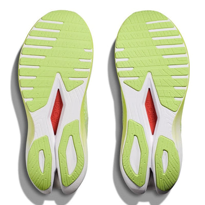 Hoka Women's Mach X Women's Shoes - BlackToe Running#colour_lettuce-white