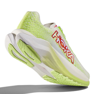 Hoka Women's Mach X Women's Shoes - BlackToe Running#colour_lettuce-white