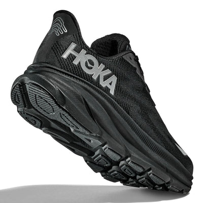 Hoka Men's Clifton 9 GTX Men's Shoes - BlackToe Running#colour_black-black