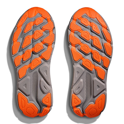 Hoka Men's Clifton 9 GTX Men's Shoes - BlackToe Running#colour_asphalt-grey-gravel