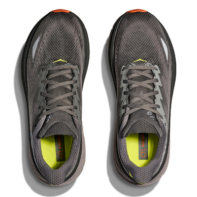 Hoka Men's Clifton 9 GTX Men's Shoes - BlackToe Running#colour_asphalt-grey-gravel