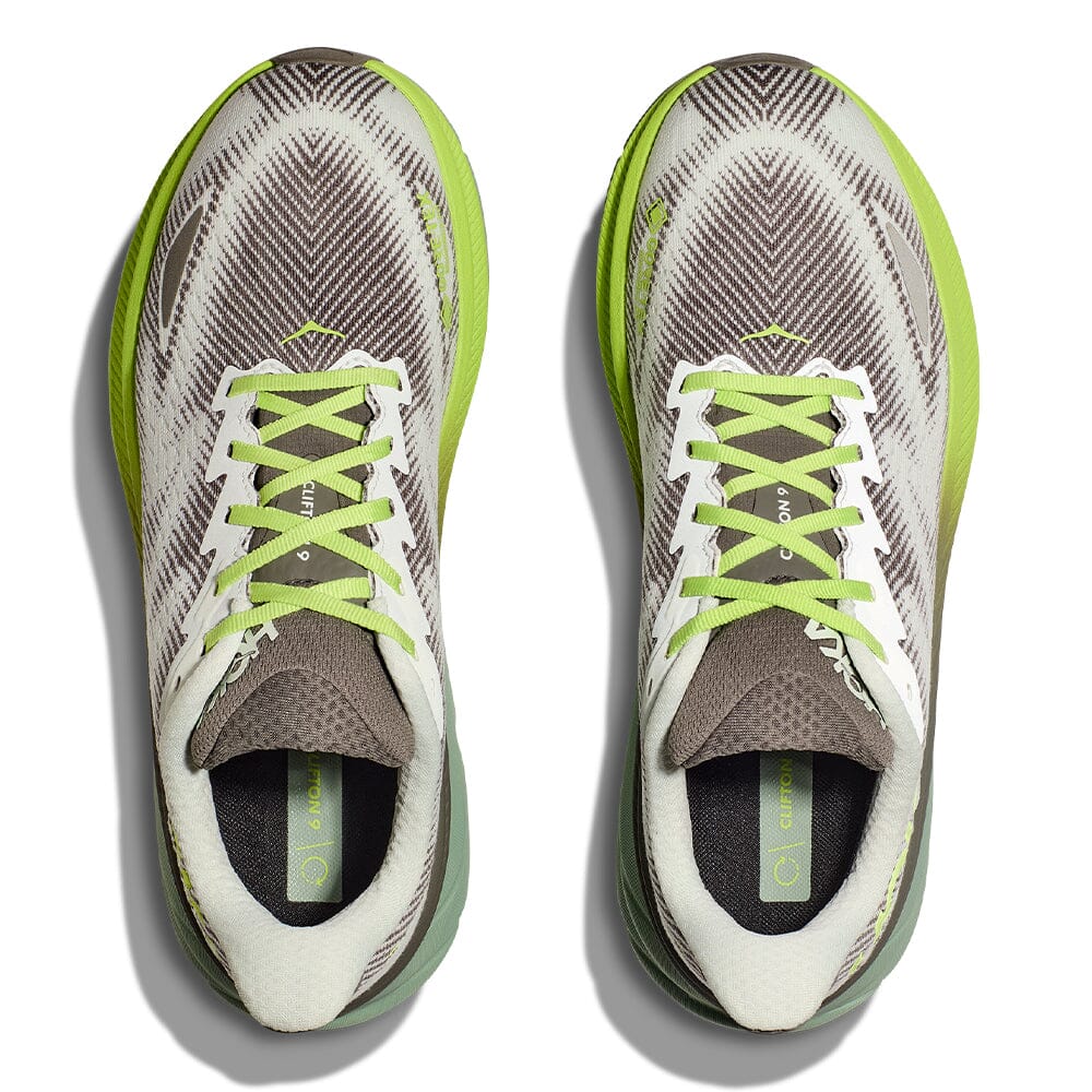 Hoka Men's Clifton 9 GTX - BlackToe Running#colour_slate-aloe-vera