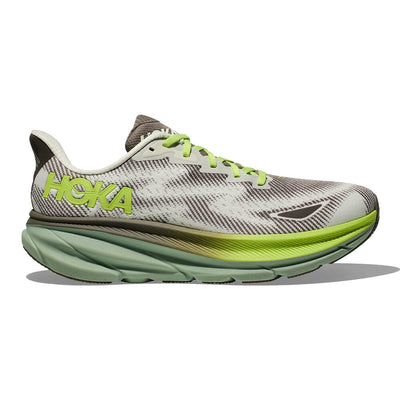 Hoka Men's Clifton 9 GTX - BlackToe Running#colour_slate-aloe-vera