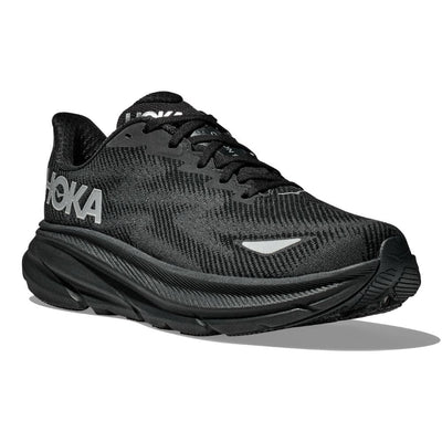 Hoka Women's Clifton 9 GTX Women's Shoes - BlackToe Running#colour_black-black