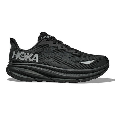 Hoka Women's Clifton 9 GTX Women's Shoes - BlackToe Running#colour_black-black