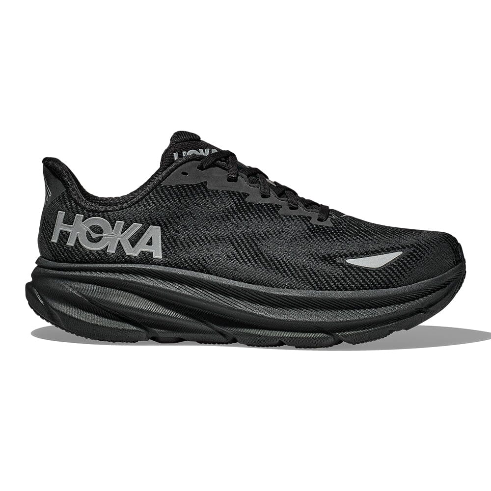 Hoka Women's Clifton 9 GTX Women's Shoes - BlackToe Running#colour_black
