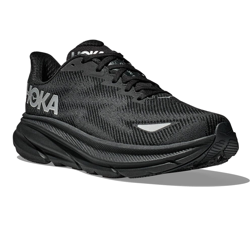 Hoka Women's Clifton 9 GTX Women's Shoes - BlackToe Running#colour_black