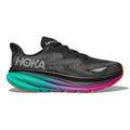 Hoka Women's Clifton 9 GTX Women's Shoes - BlackToe Running#colour_black-electric-aqua