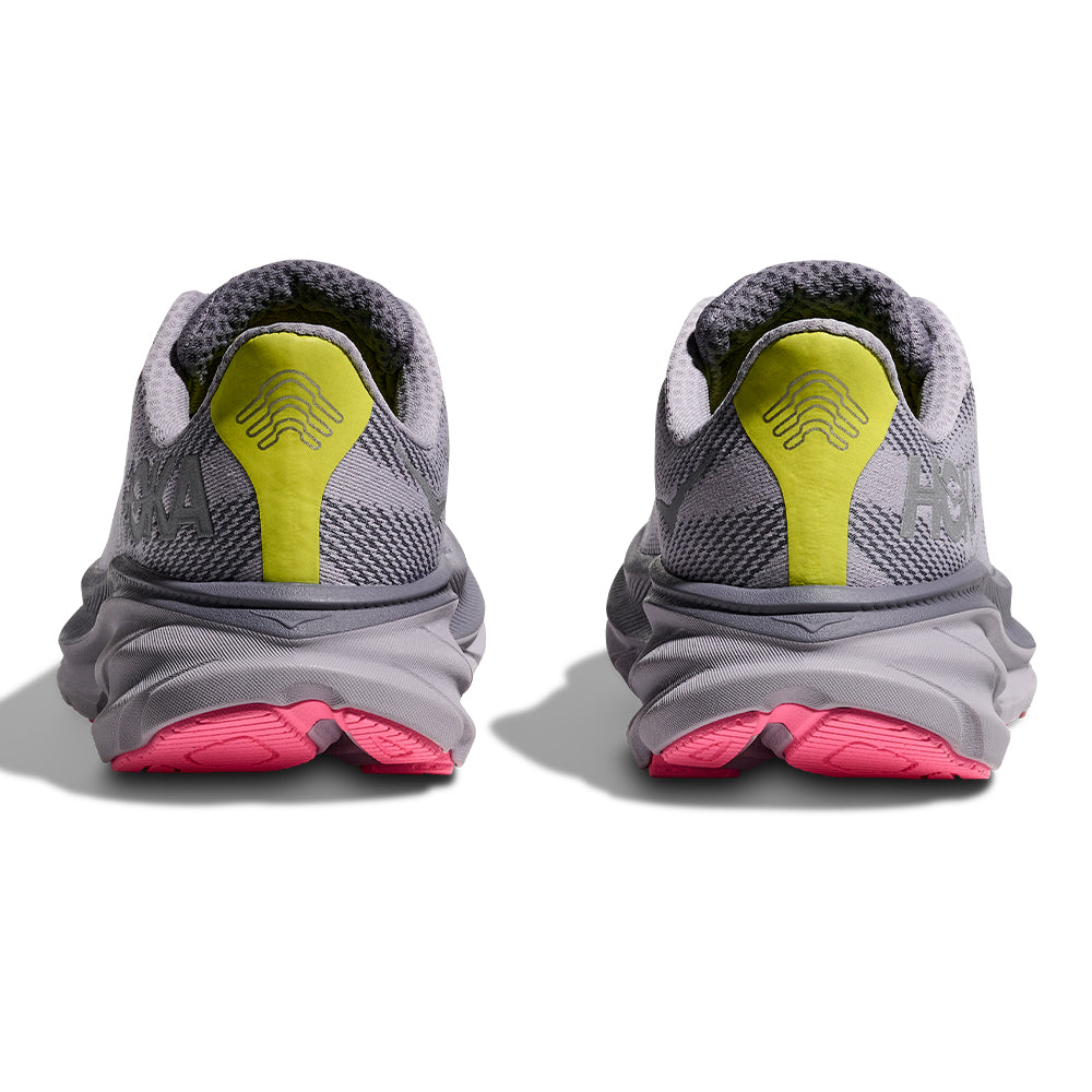 Hoka Women's Clifton 9 GTX Women's Shoes - BlackToe Running#colour_grey-skies-foggy-grey