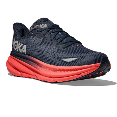 Hoka Women's Clifton 9 GTX Women's Shoes - BlackToe Running#colour_varsity-navy-nautical-dusk