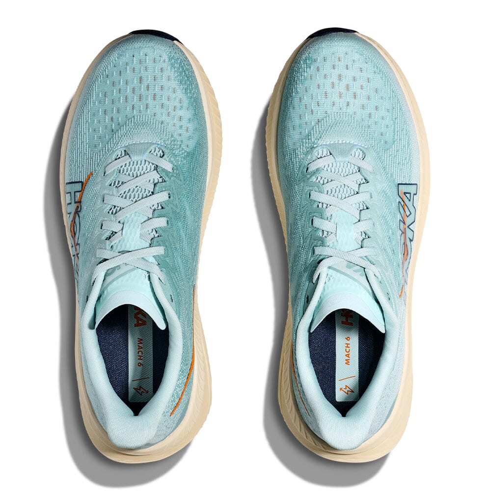 Hoka Men's Mach 6 - BlackToe Running#colour_clear-sea-sea-water
