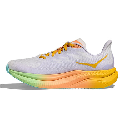 Hoka Women's Mach 6 - BlackToe Running#colour_frost-starlight-glow
