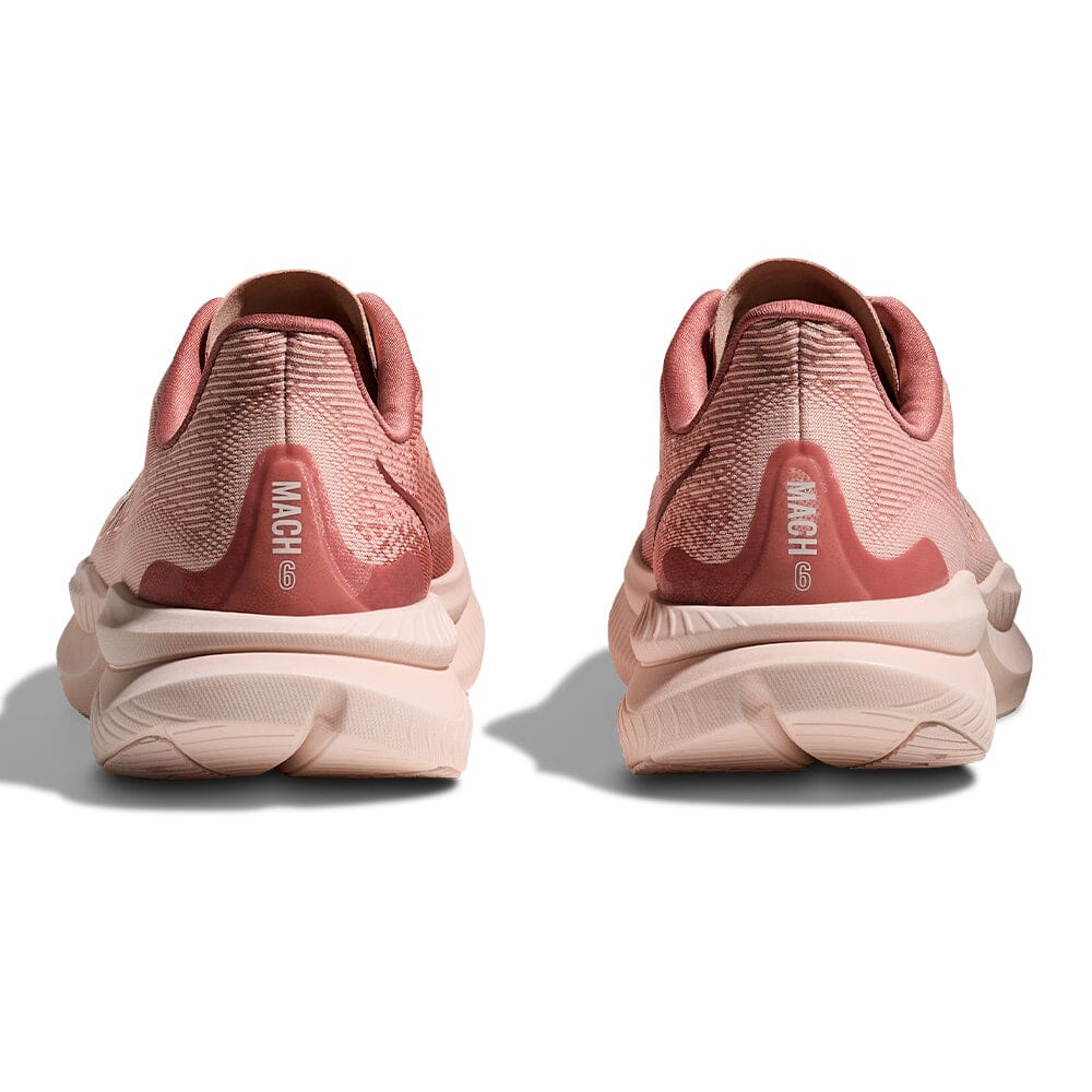 Hoka Women's Mach 6 - BlackToe Running#colour_rose-latte-blush