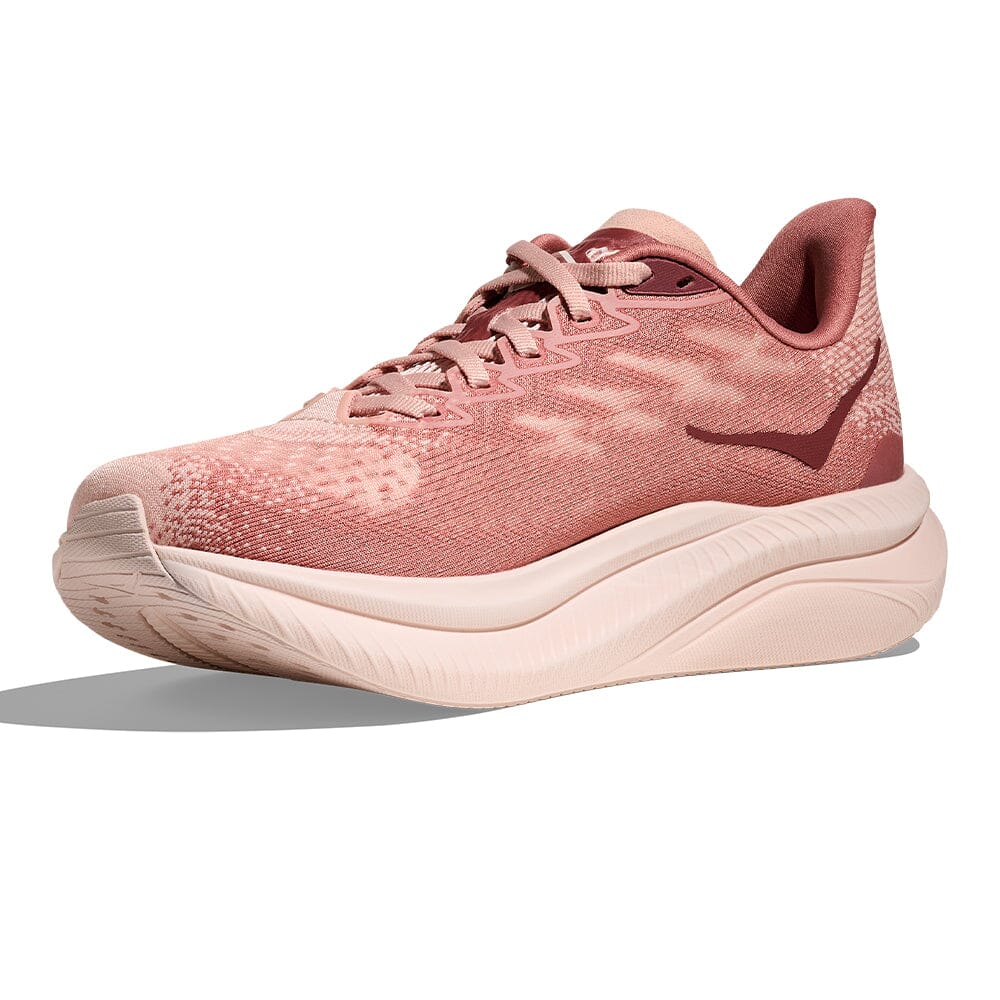 Hoka Women's Mach 6 - BlackToe Running#colour_rose-latte-blush