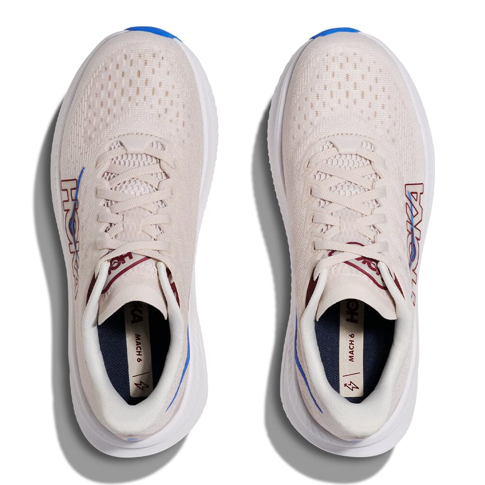 Hoka Women's Mach 6 - BlackToe Running#colour_stucco-grout