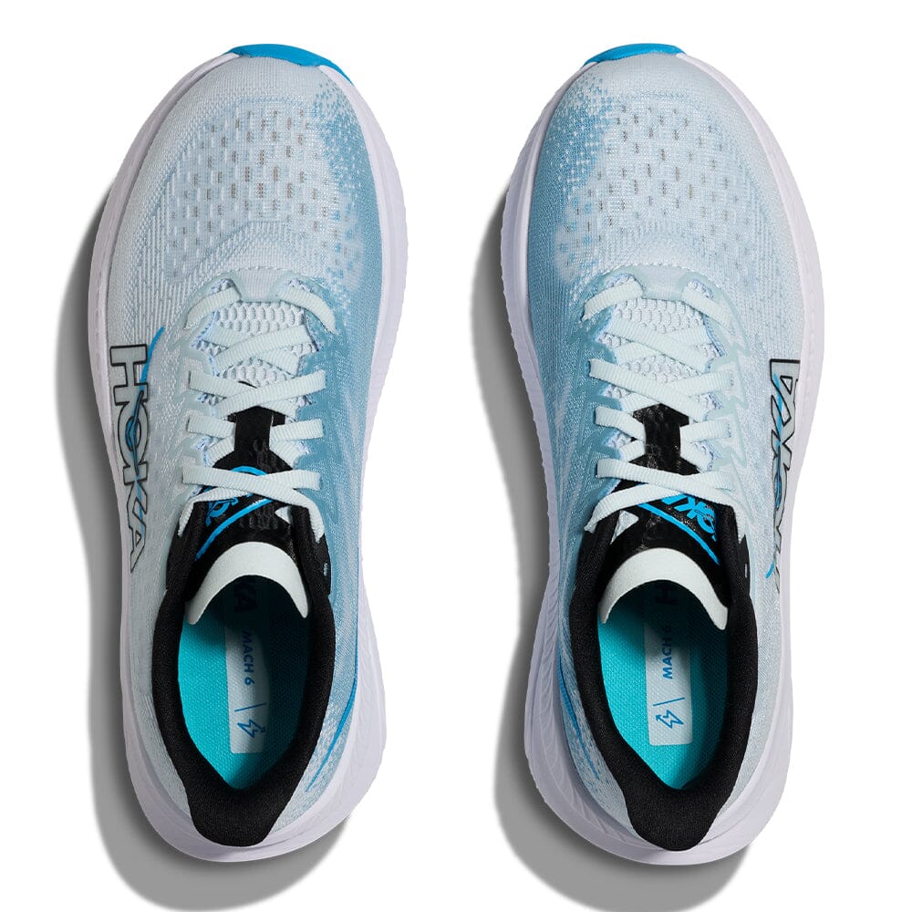 Hoka Women's Mach 6 - BlackToe Running#colour_tundra-blue-raindrop