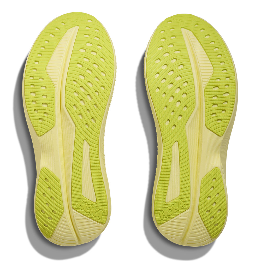 Hoka Women's Mach 6 - BlackToe Running#colour_white-neon-hoka-citrus