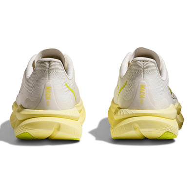 Hoka Women's Mach 6 - BlackToe Running#colour_white-neon-hoka-citrus