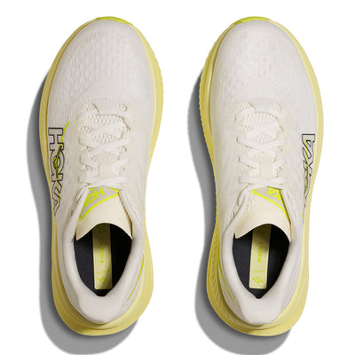 Hoka Women's Mach 6 - BlackToe Running#colour_white-neon-hoka-citrus